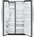 Alt View Zoom 11. GE Profile - 21.9 Cu. Ft. Side-by-Side Counter-Depth Refrigerator with LED Lighting - Stainless steel.
