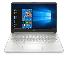 HP - 14" FHD Laptop - Intel Core i3-1115G4 - 4GB - 128GB SSD - Silver - Front_Zoom