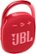 Angle Zoom. JBL - CLIP4 Portable Bluetooth Speaker - Red.