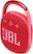 Left Zoom. JBL - CLIP4 Portable Bluetooth Speaker - Red.