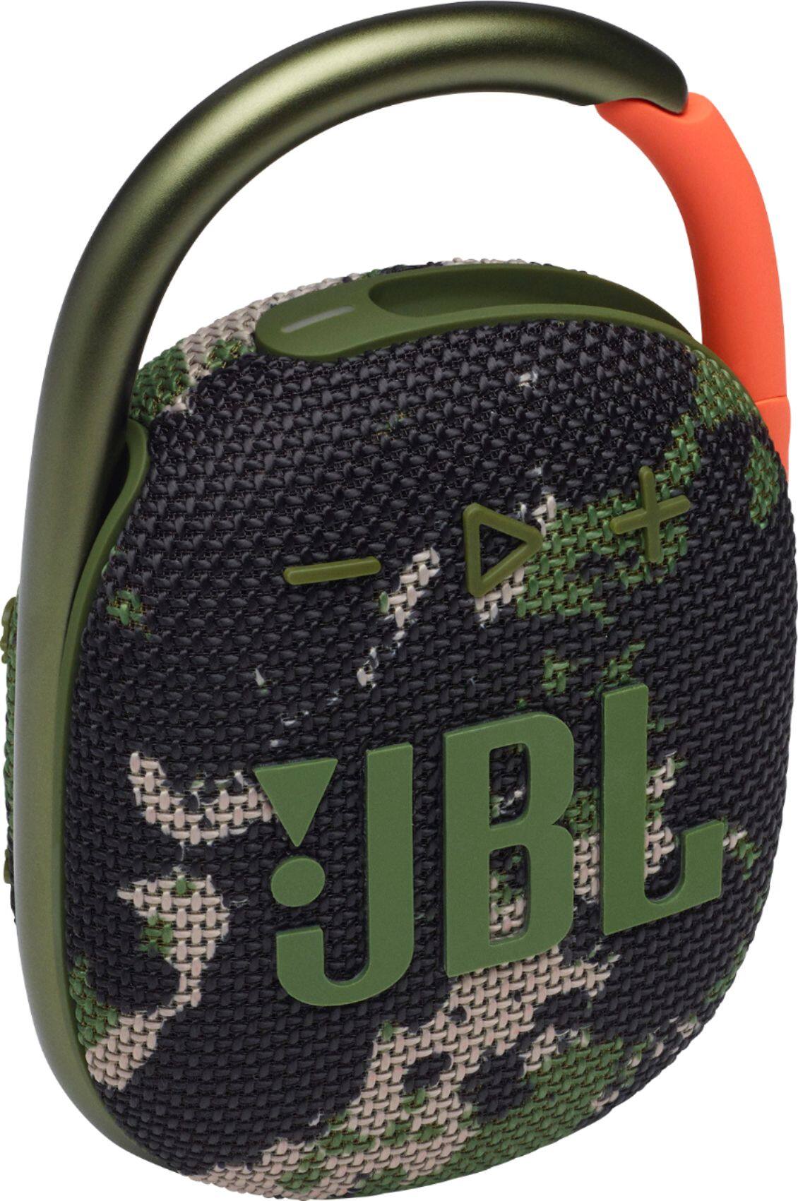 Angle. JBL - CLIP4 Portable Bluetooth Speaker - Camouflage.