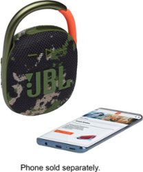 JBL - CLIP4 Portable Bluetooth Speaker - Camouflage - Front_Zoom
