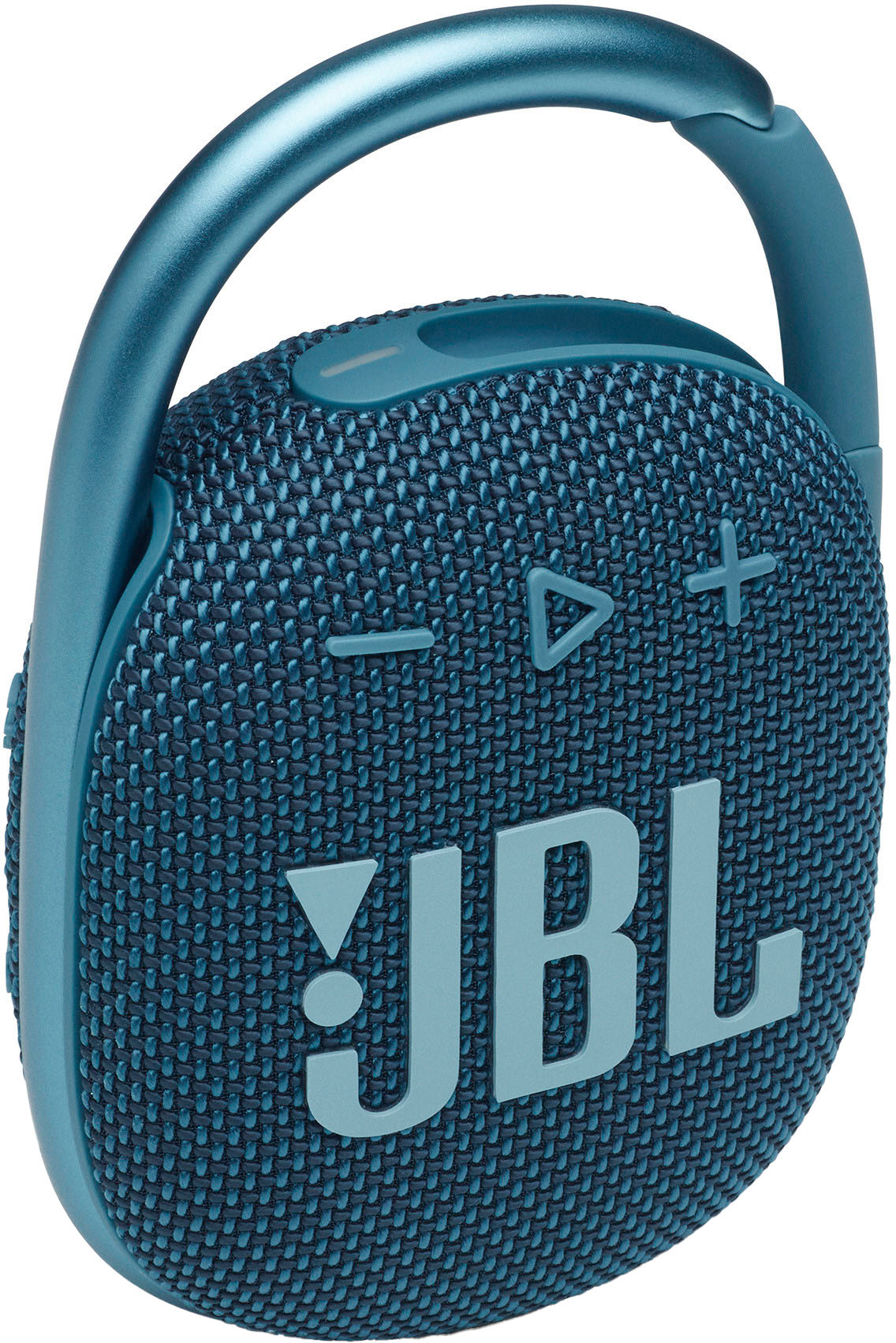 Angle View: JBL - CLIP4 Portable Bluetooth Speaker - Blue