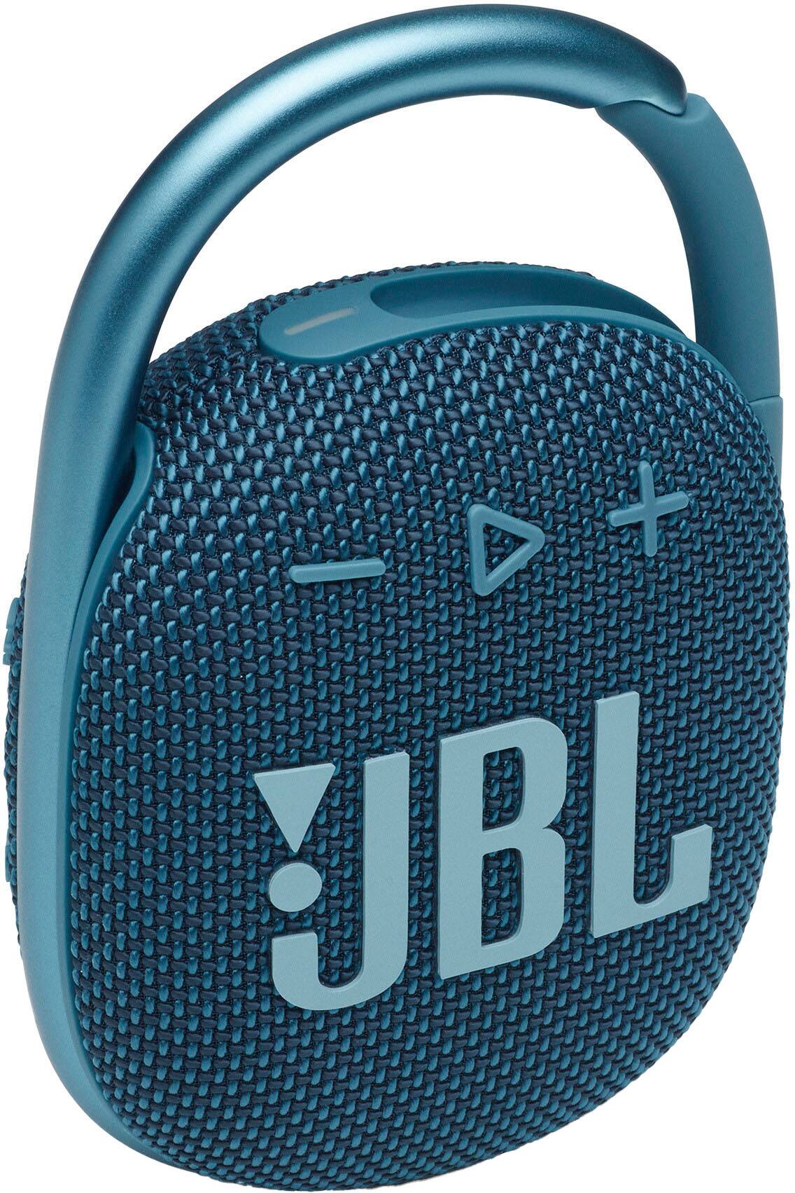 Angle. JBL - CLIP4 Portable Bluetooth Speaker - Blue.