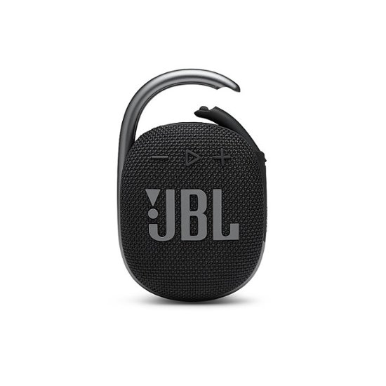 Front Zoom. JBL - CLIP4 Portable Bluetooth Speaker - Black.