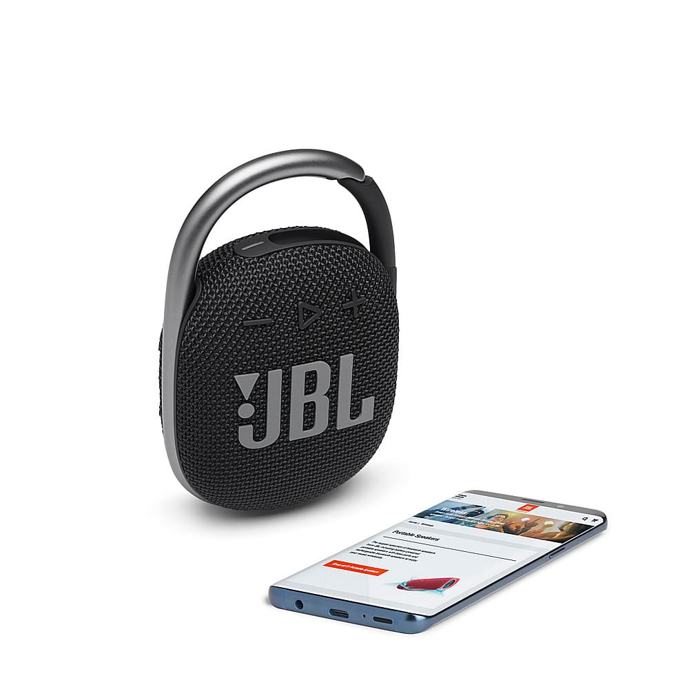Alt View 11. JBL - CLIP4 Portable Bluetooth Speaker - Black.