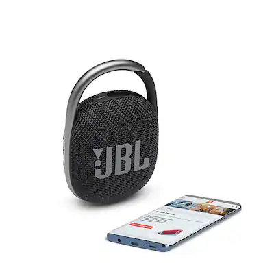 JBL - CLIP4 Portable Bluetooth Speaker - Black