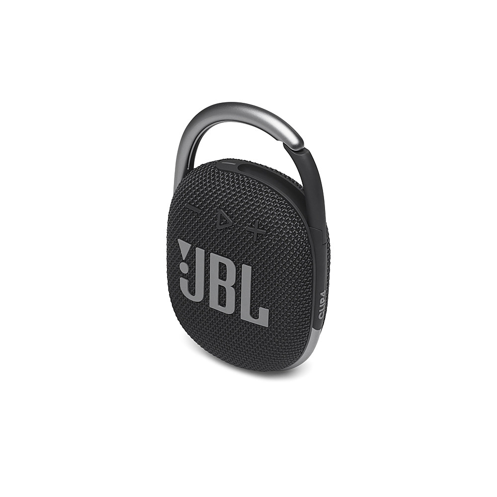 Left View: JBL - CLIP4 Portable Bluetooth Speaker - Black