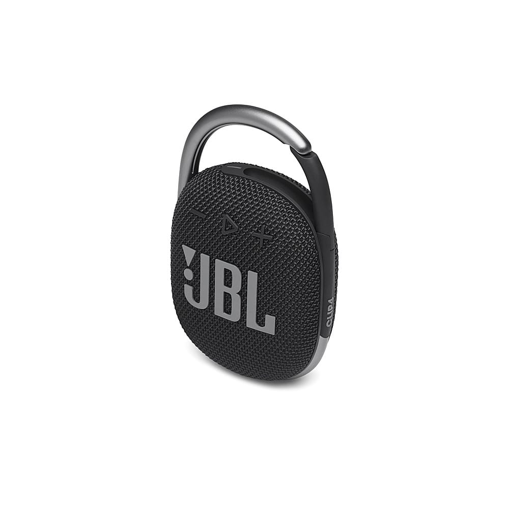 Left. JBL - CLIP4 Portable Bluetooth Speaker - Black.