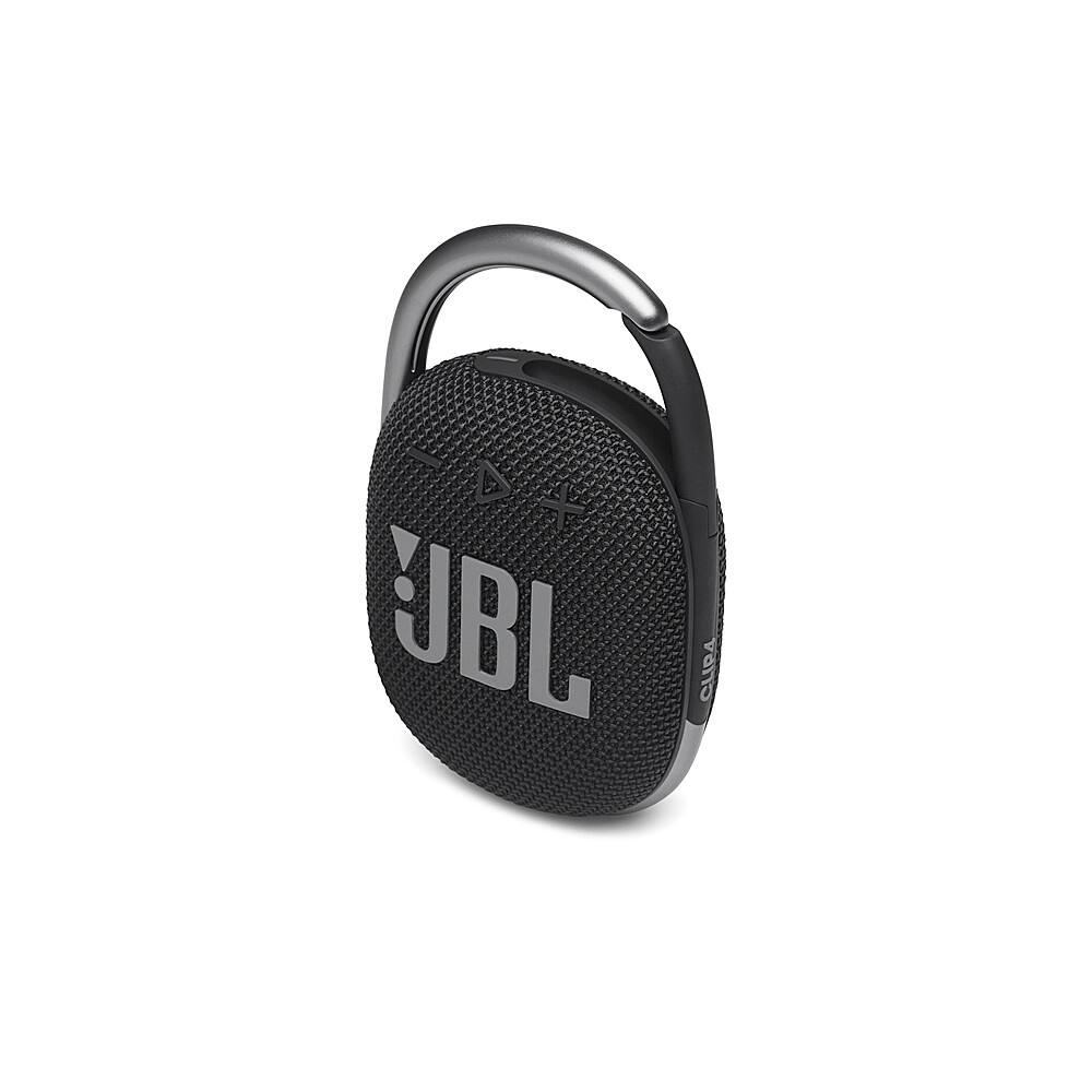 Left. JBL - CLIP4 Portable Bluetooth Speaker - Black.