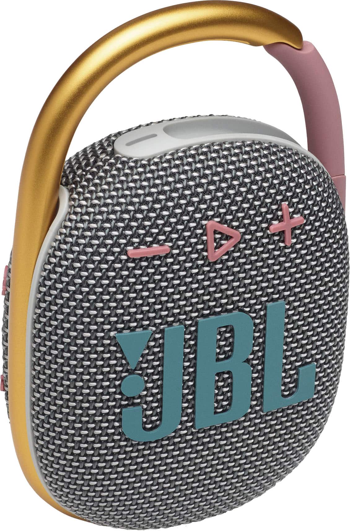 Angle. JBL - CLIP4 Portable Bluetooth Speaker - Gray.