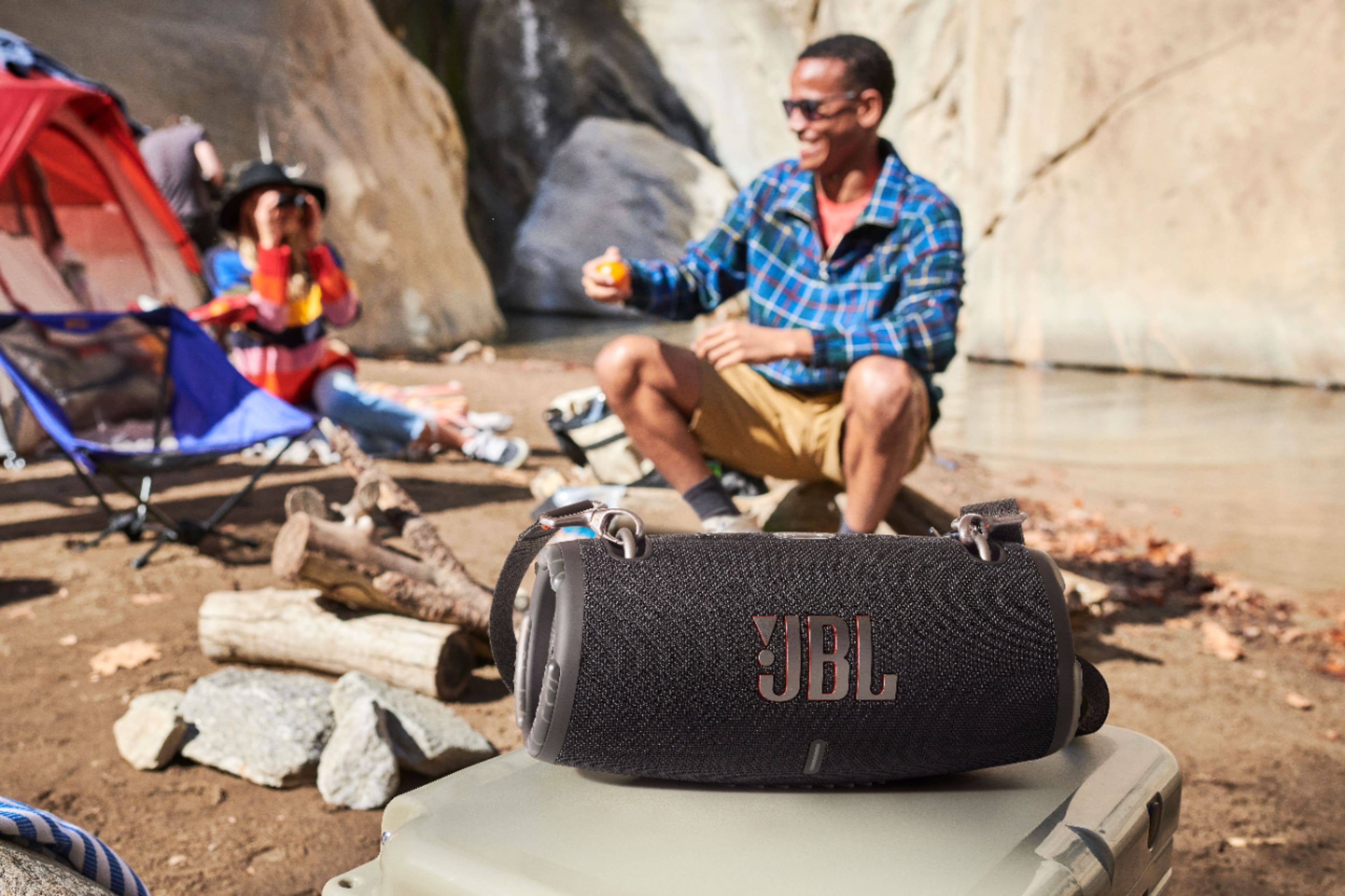 Alt View 17. JBL - XTREME3 Portable Bluetooth Speaker - Black.