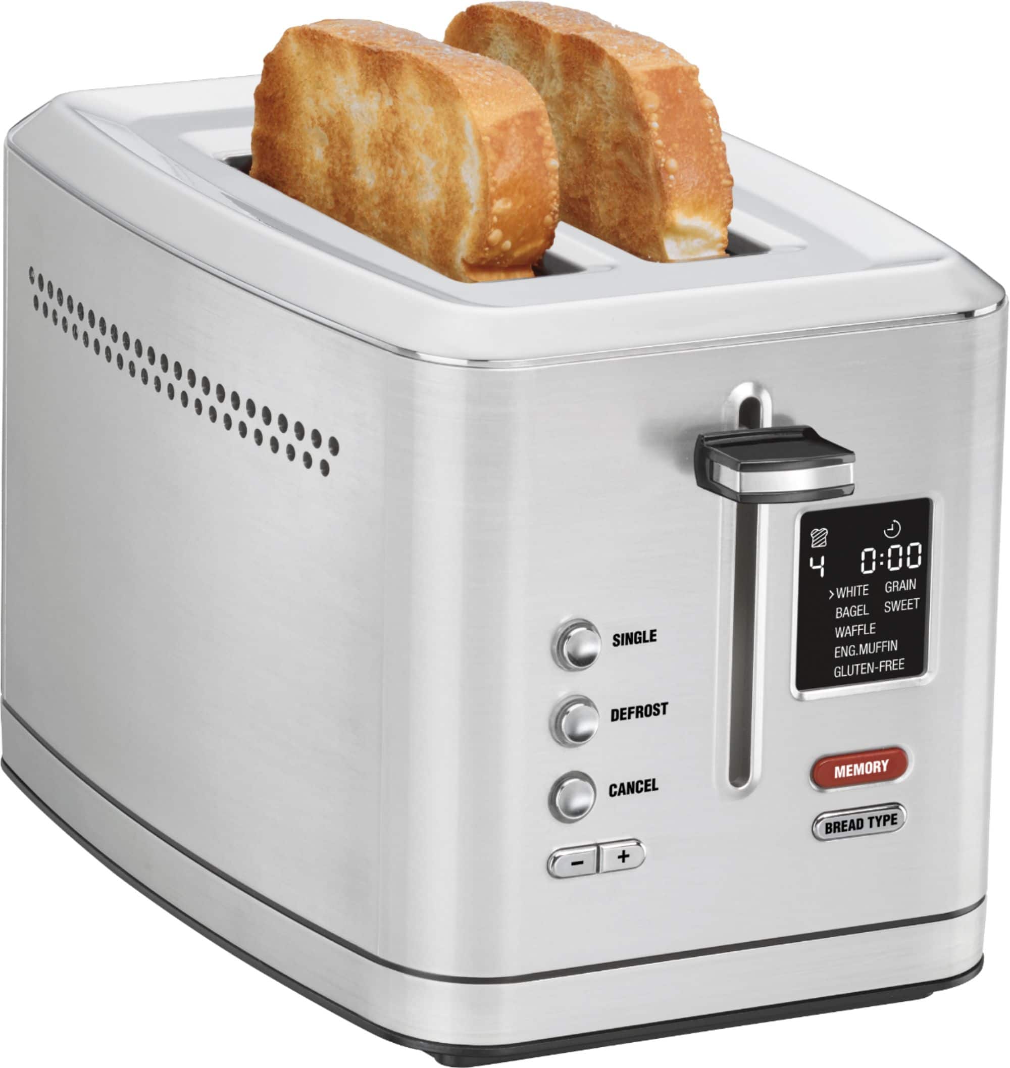 Alt View 13. Cuisinart - 2-Slice Digital Toaster with MemorySet Feature - Stainless Steel.