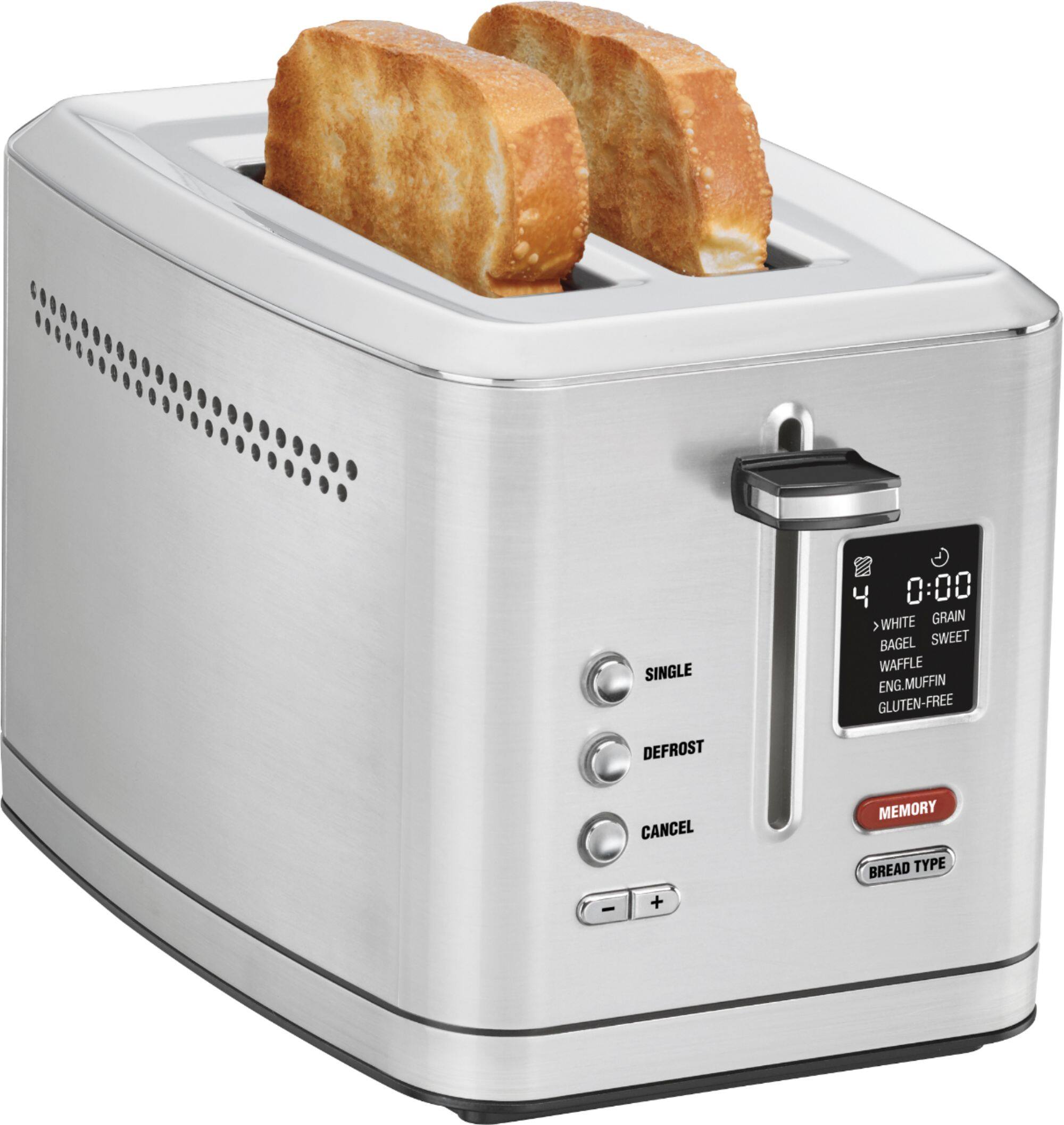 Alt View 13. Cuisinart - 2-Slice Digital Toaster with MemorySet Feature - Stainless Steel.