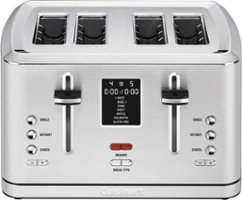 Cuisinart - 4-Slice Digital Toaster with MemorySet Feature - Stainless Steel - Front_Zoom