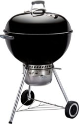 Weber - 22 in. Original Kettle Premium Charcoal Grill - Black - Angle_Zoom