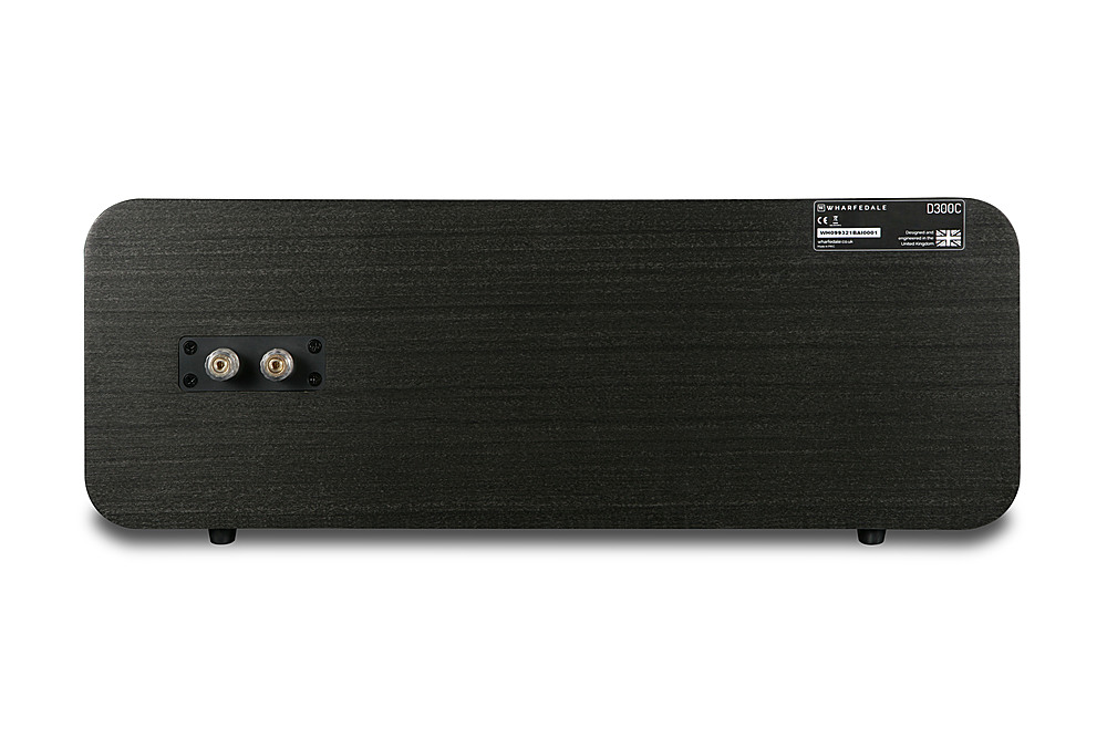 Back View: Wharfedale - D.300C Center Channel Speaker (Each) - Black Wood