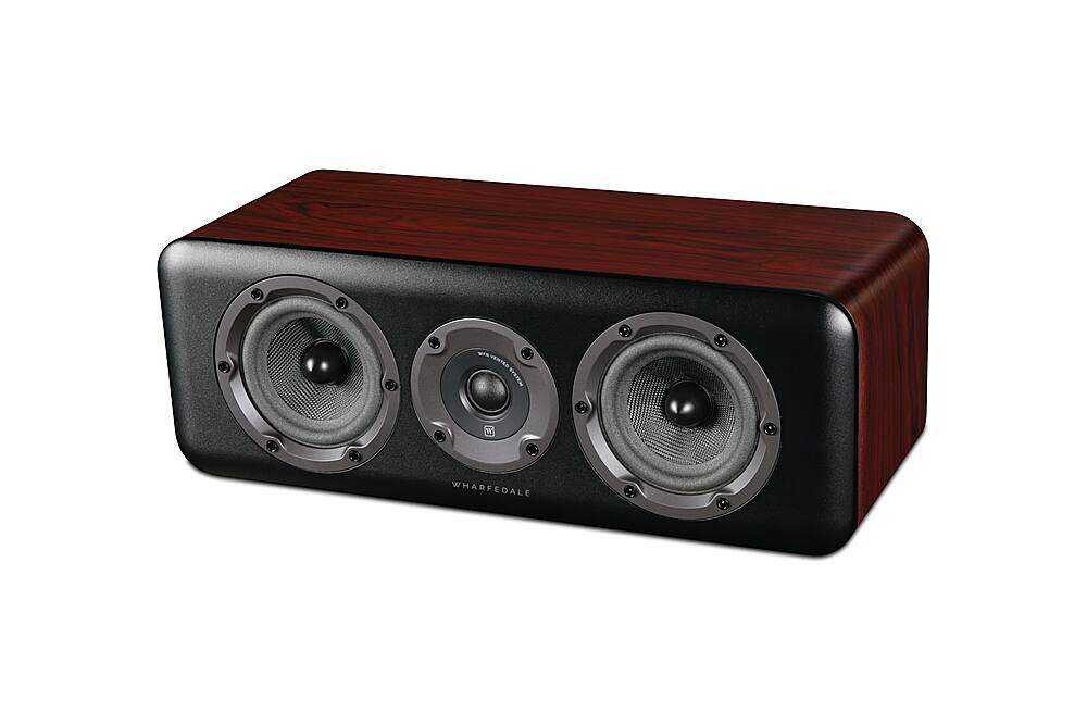 Left View: Wharfedale - D.300C Center Channel Speaker (Each) - Rosewood