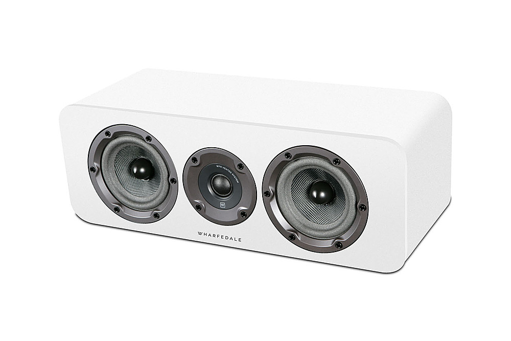 Angle View: Wharfedale - D.300C Center Channel Speaker (Each) - White Sandex