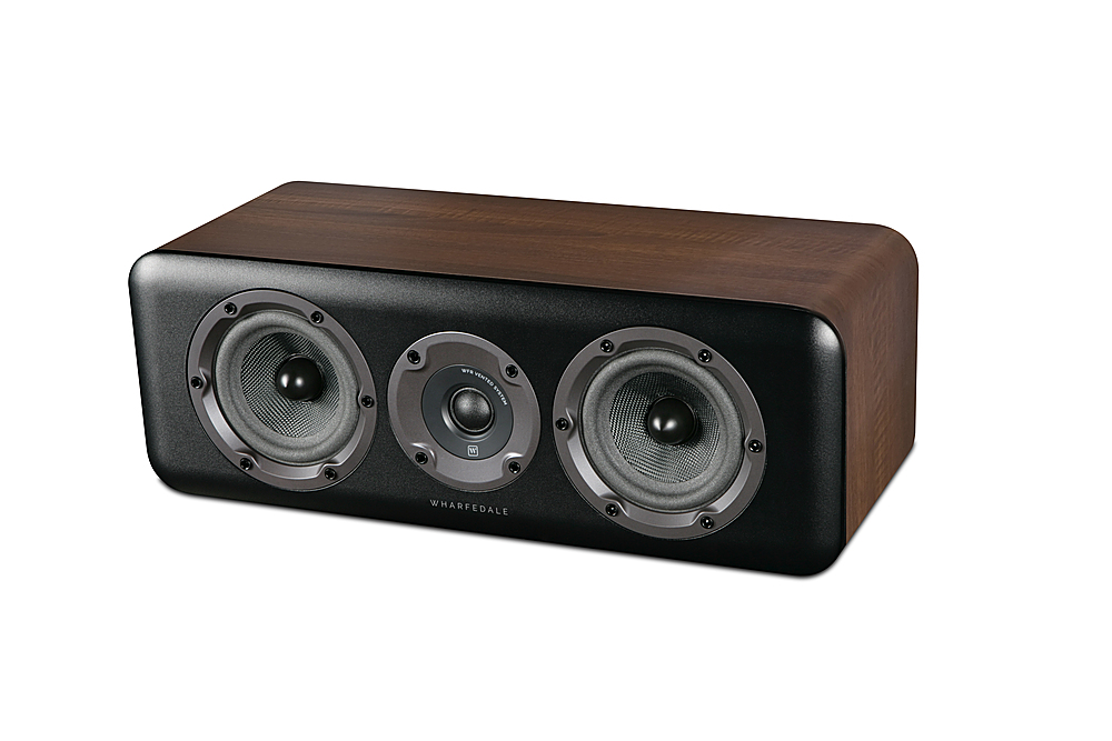 Angle View: Wharfedale - D.300C Center Channel Speaker (Each) - Walnut Pearl