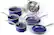 Alt View 11. Granitestone - 15-Piece Non Stick Aluminum Cookware Set - Blue.