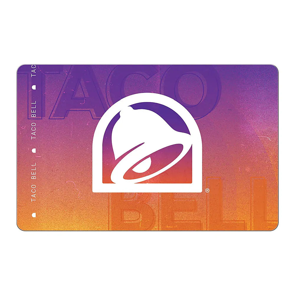 Front. Taco Bell - $15 Gift Card.