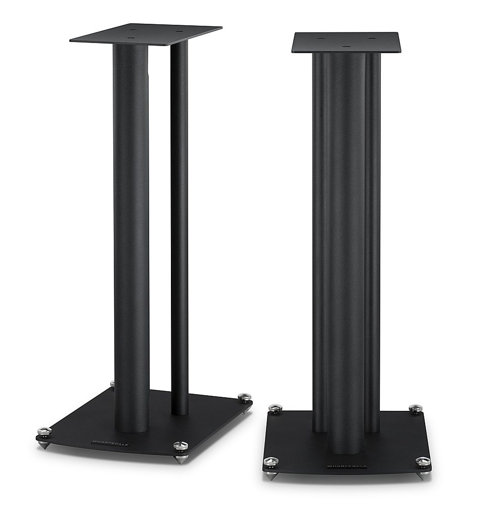 Left View: Wharfedale - WH-ST3 Speaker Stand (Pair) - Black