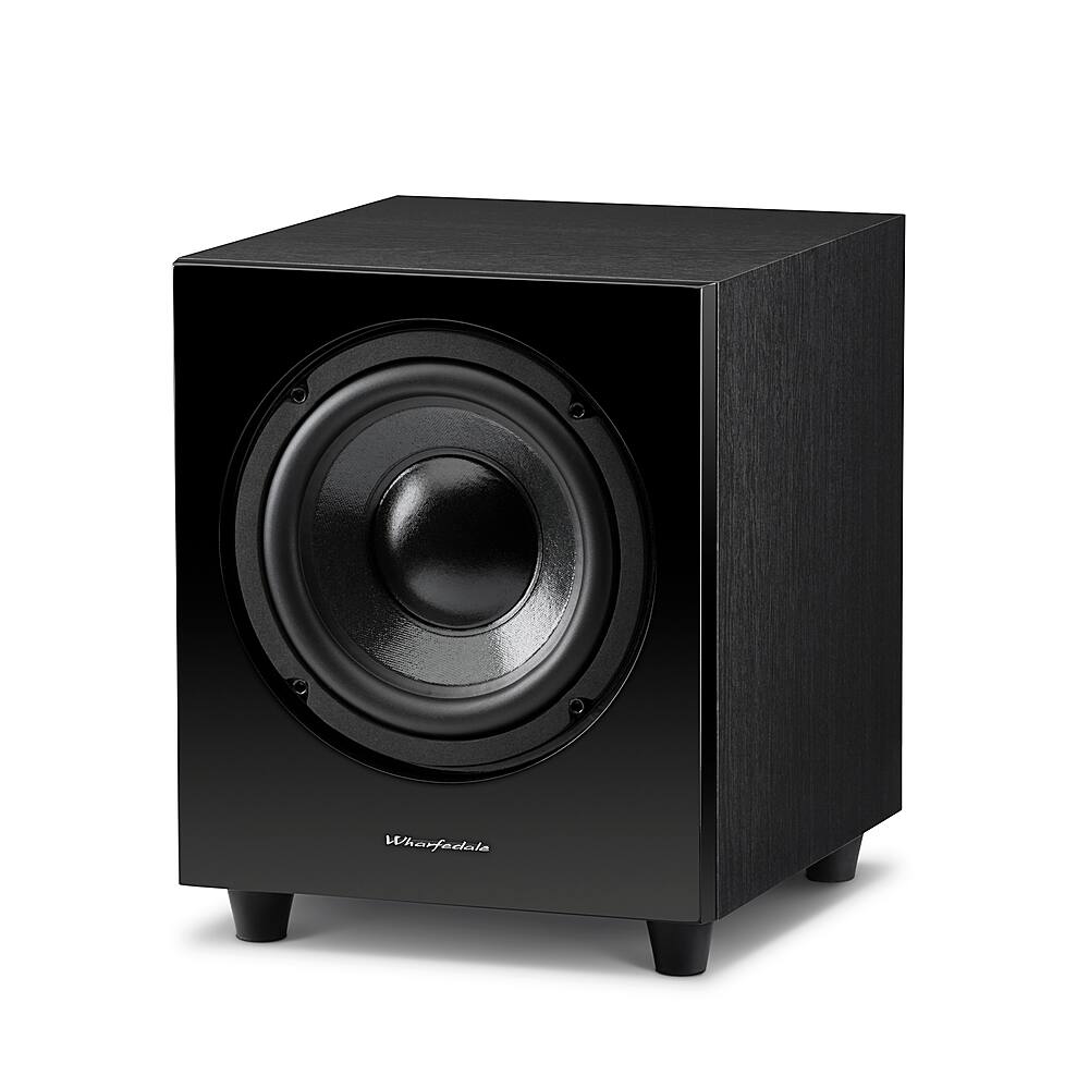 Angle View: Wharfedale - WH-D8 Subwoofer (Each) - Black Wood