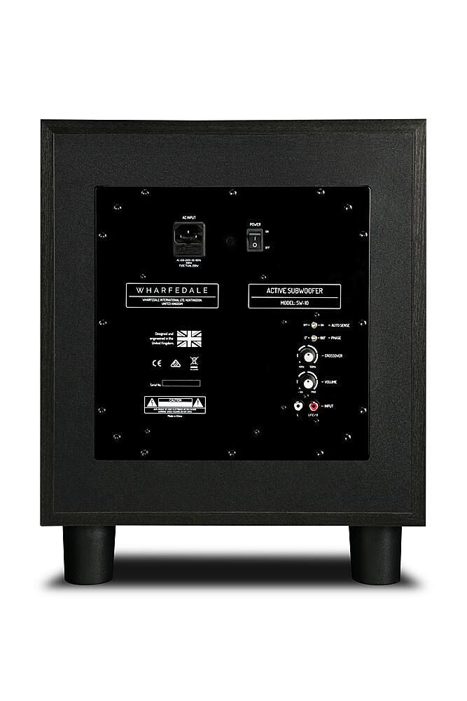 Back View: Wharfedale - SW-10 Subwoofer (Each) - Black