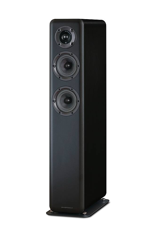 Angle View: Wharfedale - D.330 Floorstanding Speakers (Pair) - Black Wood