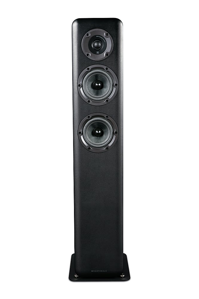 Best Buy: Wharfedale D.330 Floorstanding Speakers (Pair) Black Wood D ...