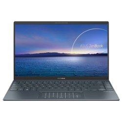 ASUS - ZenBook 14" Laptop - Intel Core i7 - 8GB Memory - 512GB Solid State Drive - Pine Gray - Front_Zoom