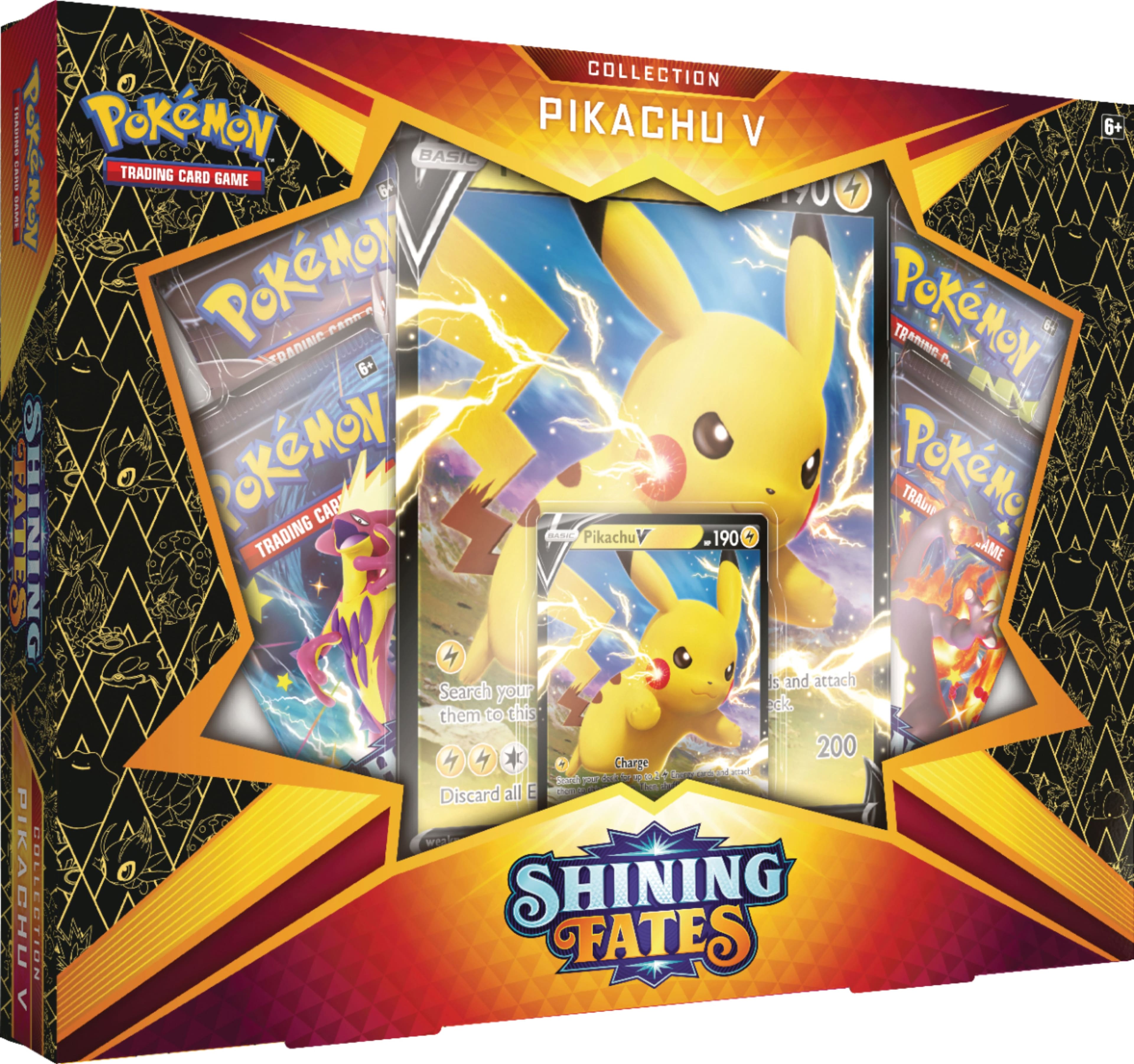 Pok mon Trading Card Game Shining Fates Pikachu V Best Buy