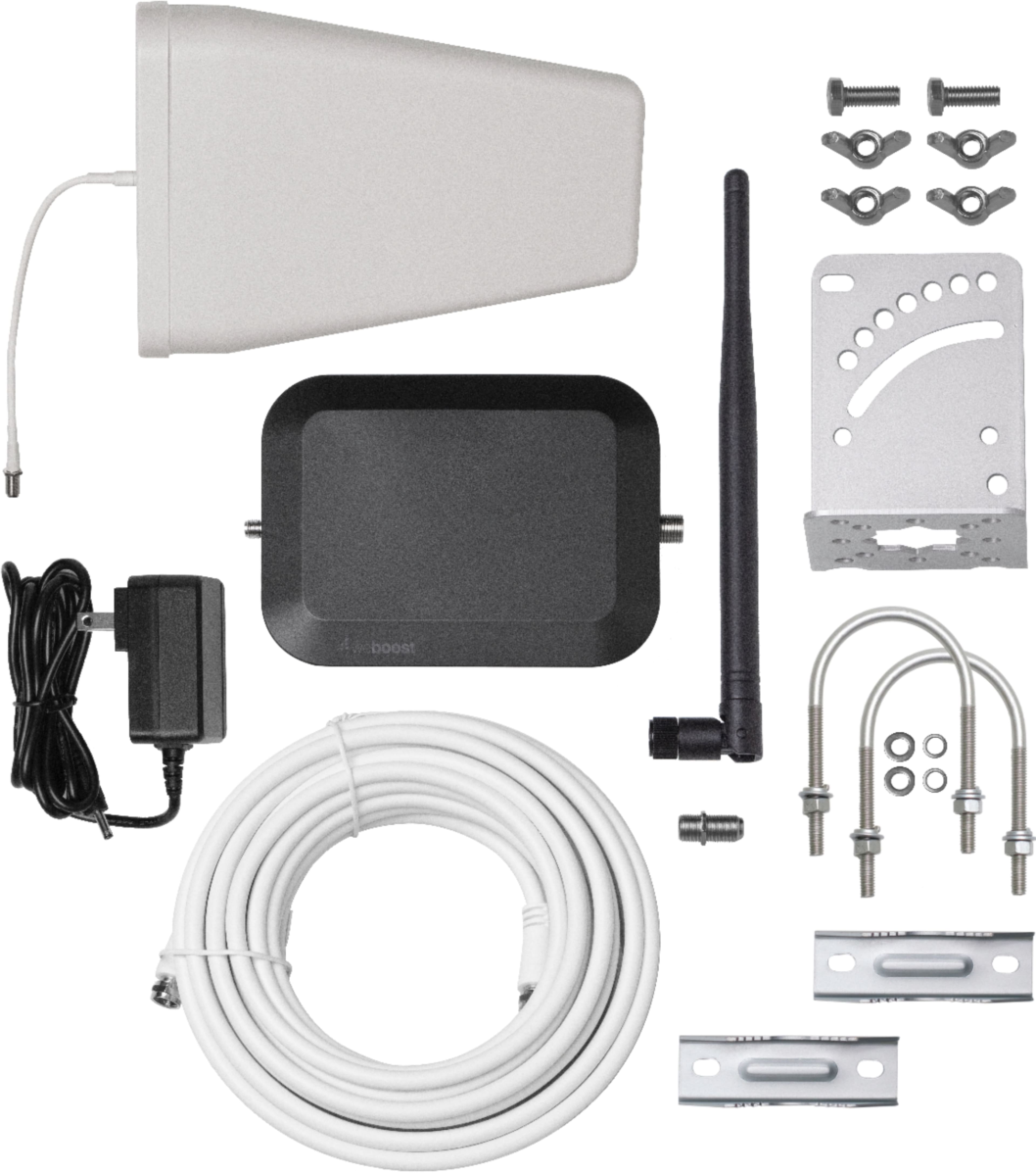 Alt View 11. weBoost - Home Studio Cell Phone Signal Booster Kit for Single Room Coverage, Boosts 4G LTE & 5G for all U.S. Networks - Black.