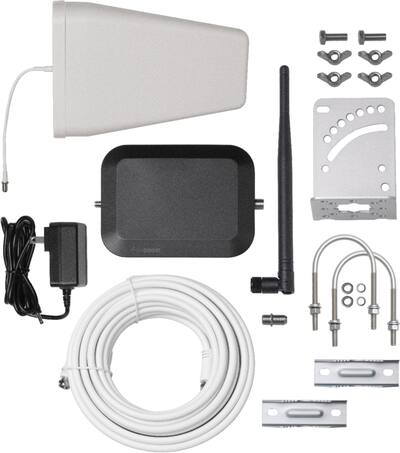weBoost Home Studio Cell Phone Signal Booster Kit for Single Room Coverage, Boosts 4G LTE 5G for all Networks Black