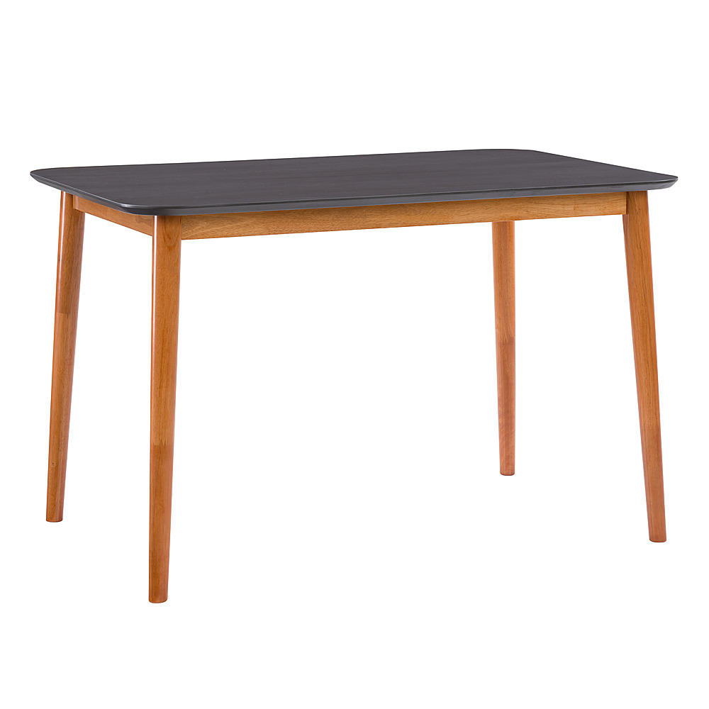 Angle View: CorLiving - Alpine Two Tone Gray and Cherry Wood Dining Table - Grey/Cherry