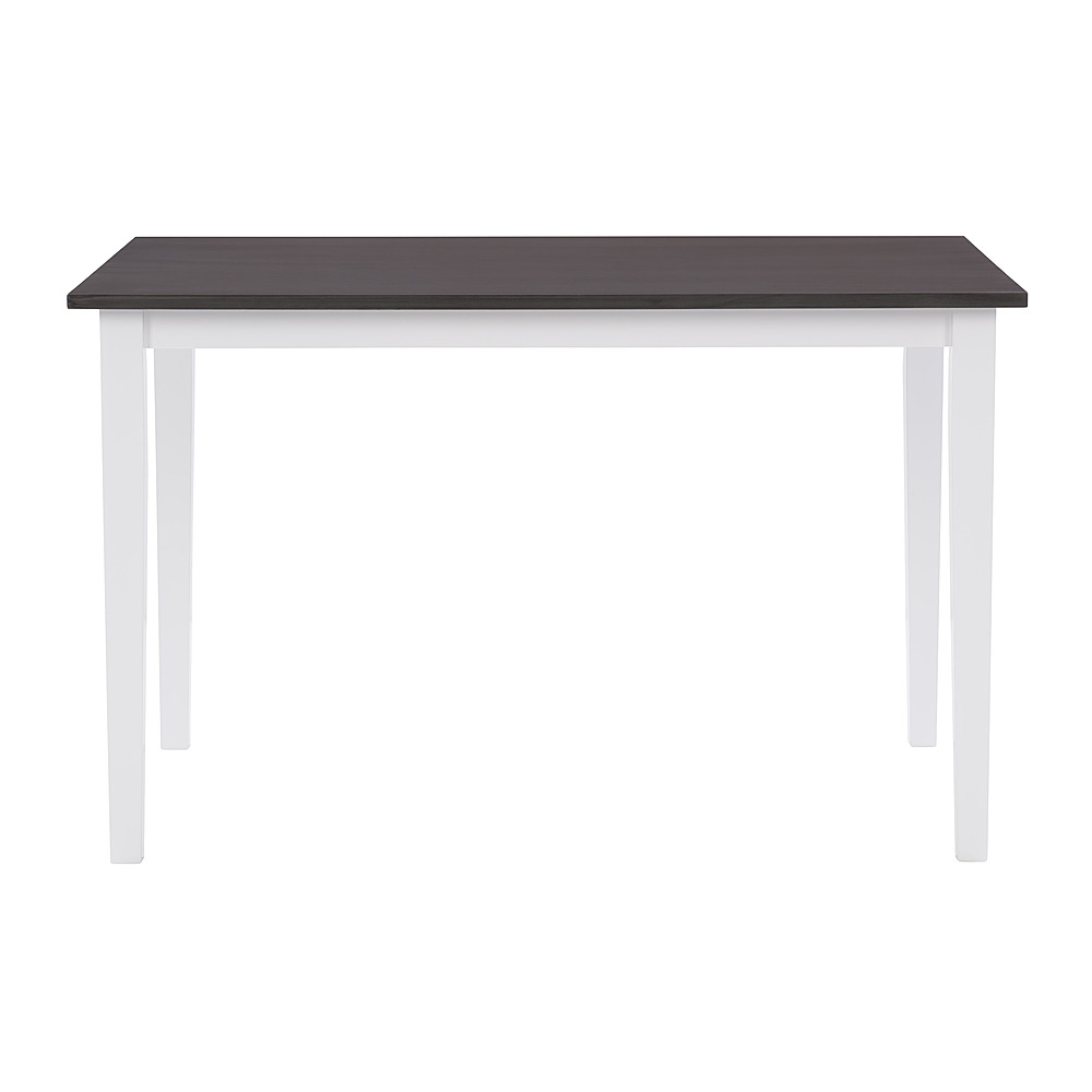 CorLiving - Michigan Two Tone White and Gray Dining Table - White/Gray
