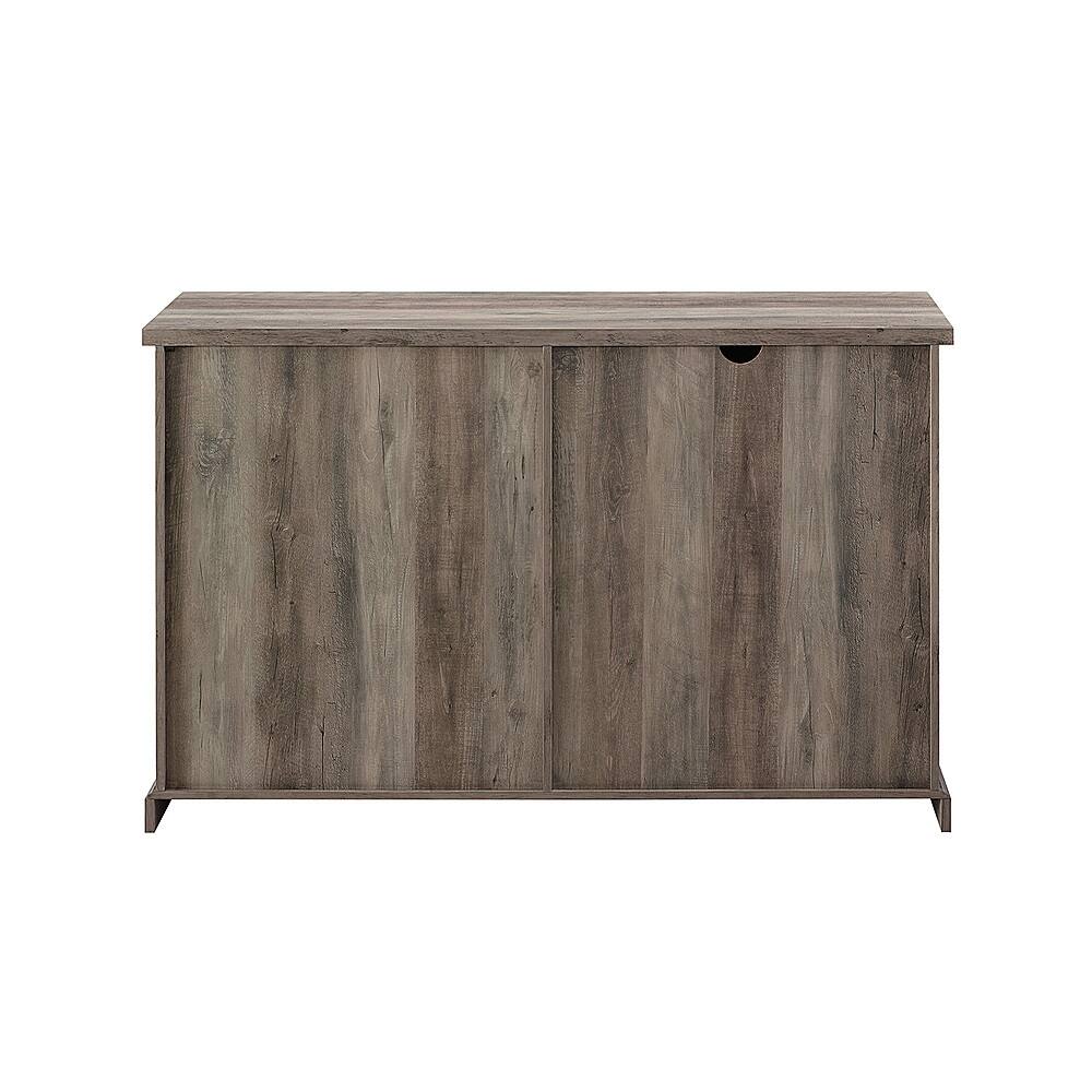 Alt View 2. Walker Edison - 56” Farmhouse X Door TV Stand for TV's up to 60” - Grey Wash.