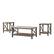 Left. Walker Edison - 3-Piece Rustic Wood and Metal Accent Table Set - Grey Wash/Black.