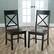 Alt View 11. Walker Edison - Modern Farmhouse X-Back Dining Chairs, Set of 2 - Antique Black.