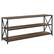 Angle. Walker Edison - 3-Piece Industrial Bookcase Set - Rustic Oak.