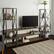 Alt View 11. Walker Edison - 3-Piece Industrial Bookcase Set - Rustic Oak.