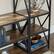 Alt View 12. Walker Edison - 3-Piece Industrial Bookcase Set - Rustic Oak.