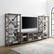 Alt View 13. Walker Edison - Modern Farmhouse Wall TV Stand for TV's up to 80” - Gray Wash.