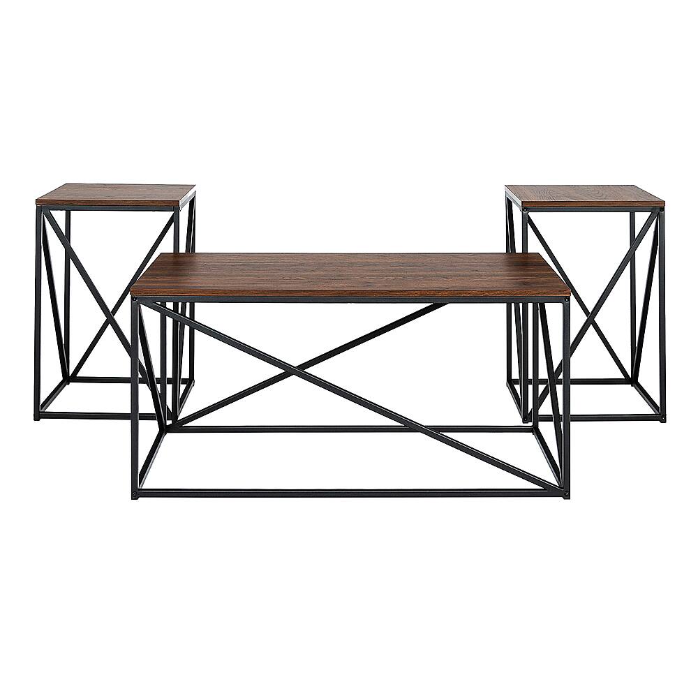 Walker Edison 3 Piece Geometric Table Set BB3AF40GEODW - Best Buy
