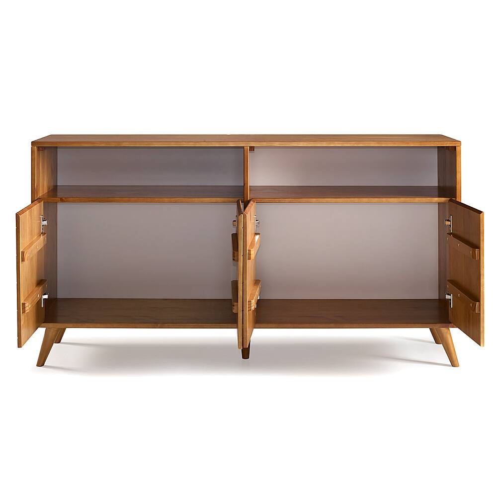 Best Buy Walker Edison 60” Boho 4 Door TV Stand for TV's up to 65