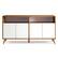 Left. Walker Edison - 60” Boho 4 Door TV Stand for TV's up to 65” - Caramel/white.