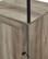 Alt View 12. Walker Edison - Landry 64" 1 Door Metal and Wood Media Tower Bookcase - Grey Wash.