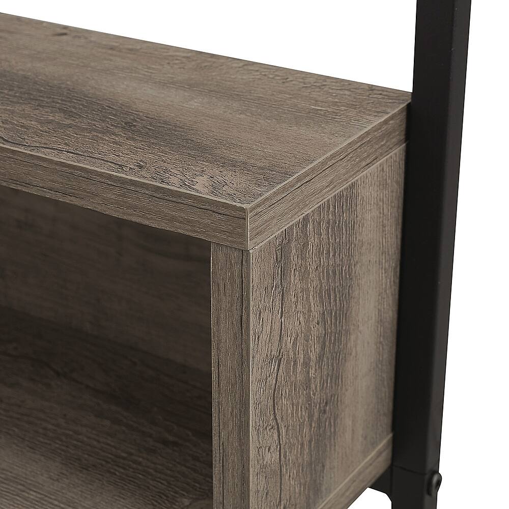 Best Buy Walker Edison 2 Piece Home Office Ladder Desk and Storage