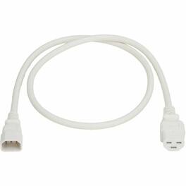 Eaton Tripp Lite Series Power Cord, C14 to C21 - Heavy-Duty, 15A, 250V, 14 AWG, 2 ft. (0.6 m), For Computer - White